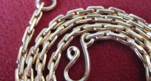 18K Yellow Gold Rolled Chain