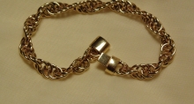 10k Yellow Gold Rope Chain Bracelet