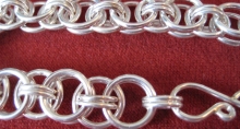 Sterling Silver Double Ring Bracelet