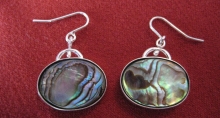 Sterling Silver Earrings with Mother of Pearl