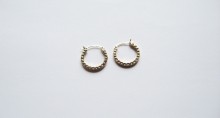 14k Yellow Gold Hoop Earrings