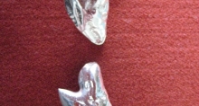 Sterling Silver Shark Tooth Cufflinks